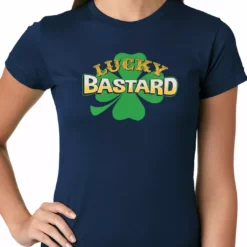 Bewild Lucky Bastard Irish Shamrock Girls T-shirt 20 Bewild Lucky Bastard Irish Shamrock Girls T-shirt