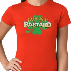 Bewild Lucky Bastard Irish Shamrock Girls T-shirt 21 Bewild Lucky Bastard Irish Shamrock Girls T-shirt