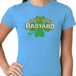 Bewild Lucky Bastard Irish Shamrock Girls T-shirt 18 Bewild Lucky Bastard Irish Shamrock Girls T-shirt