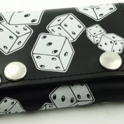 Bewild Lucky Dice Genuine Leather Chain Wallet