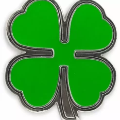 Bewild Lucky Shamrock 4 Leaf Clover Buckle With FREE Leather Belt