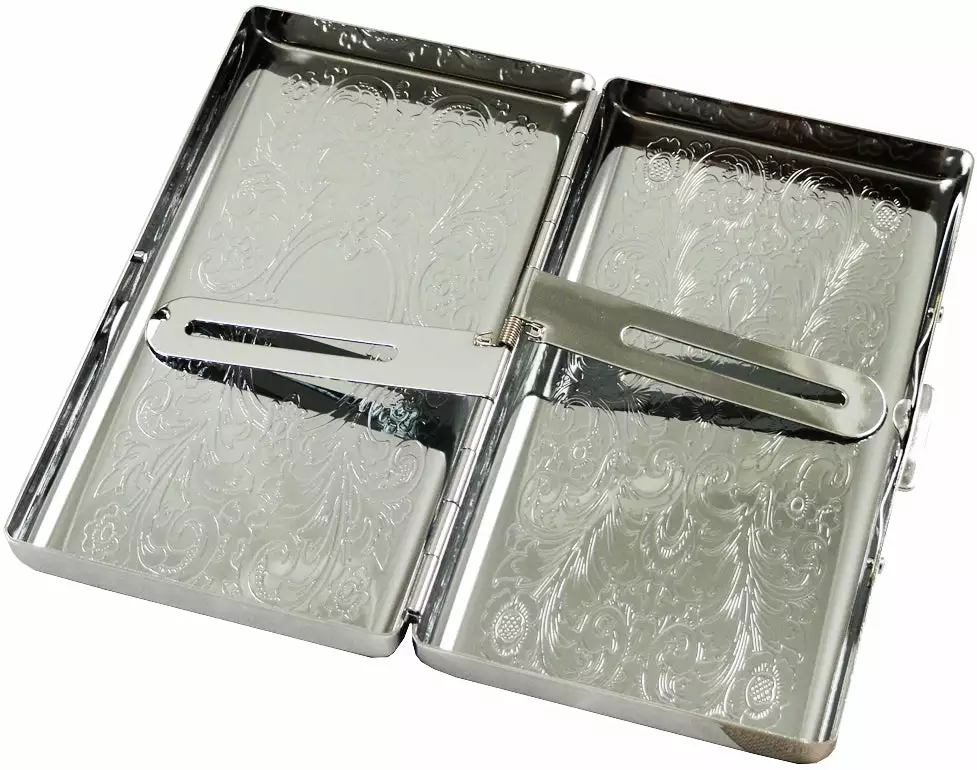 Bewild Luxury High Gloss Paisley Engravable Cigarette Case (For Regular Sized & 100s) 9 Bewild Luxury High Gloss Paisley Engravable Cigarette Case (For Regular Sized & 100s)