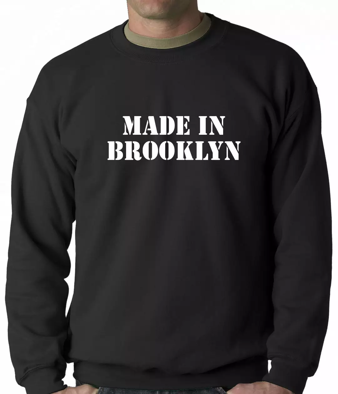 Bewild Cool Funny & Offensive Made In Brooklyn Adult Crewneck 3 Bewild Cool Funny & Offensive Made In Brooklyn Adult Crewneck