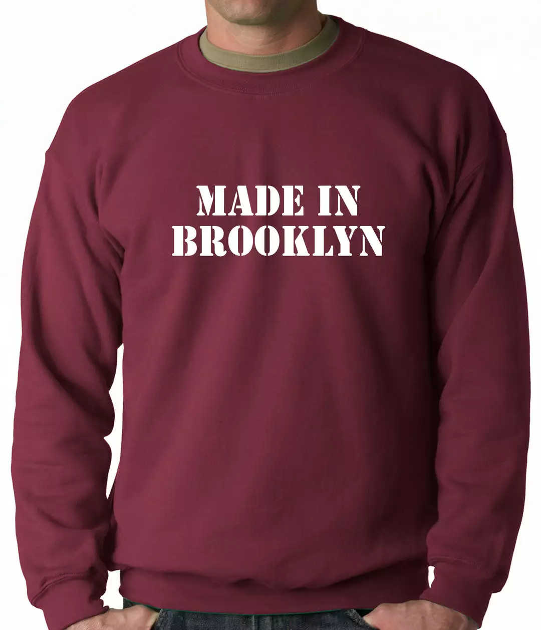 Bewild Cool Funny & Offensive Made In Brooklyn Adult Crewneck 8 Bewild Cool Funny & Offensive Made In Brooklyn Adult Crewneck