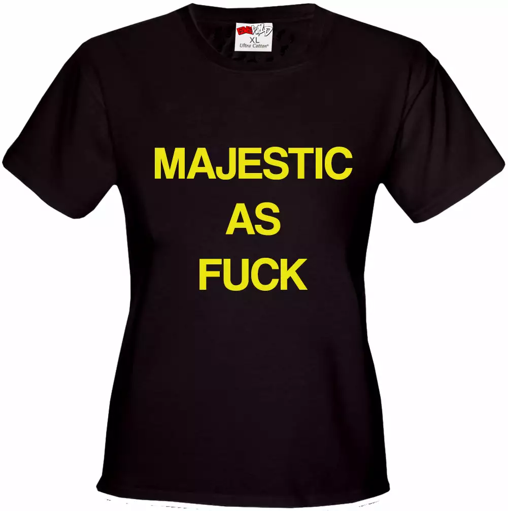 Bewild Majestic As F*ck Rihanna Baby Majesty Girl's T-shirt Cool Funny & Offensive 6 Bewild Majestic As F*ck Rihanna Baby Majesty Girl's T-shirt Cool Funny & Offensive