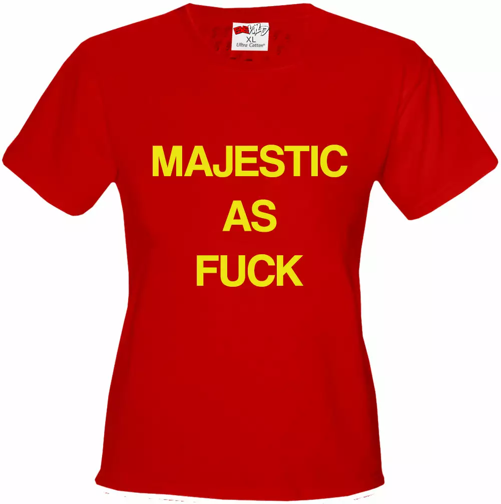 Bewild Majestic As F*ck Rihanna Baby Majesty Girl's T-shirt Cool Funny & Offensive 12 Bewild Majestic As F*ck Rihanna Baby Majesty Girl's T-shirt Cool Funny & Offensive