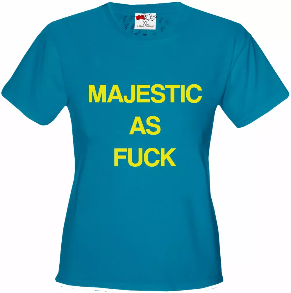 Bewild Majestic As F*ck Rihanna Baby Majesty Girl's T-shirt Cool Funny & Offensive 13 Bewild Majestic As F*ck Rihanna Baby Majesty Girl's T-shirt Cool Funny & Offensive