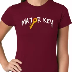 Bewild Major Key To Succes Emoji Key Ladies T-shirt Cool Funny & Offensive