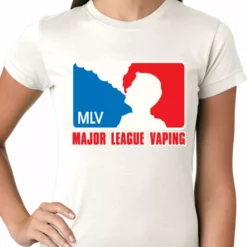 Bewild Major League Vaping Girls T-shirt Cool Funny & Offensive