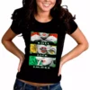 Bewild Marijuana Girl Roll Lick Smoke Girl's T-Shirt Cool Funny & Offensive