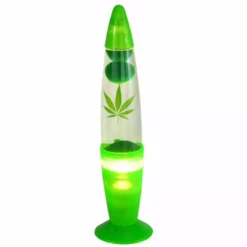 Bewild Lava Lamps & Lighting Marijuana Pot Leaf Lava Motion Lamp
