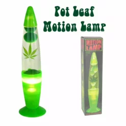 Bewild Lava Lamps & Lighting Marijuana Pot Leaf Lava Motion Lamp