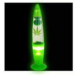 Bewild Lava Lamps & Lighting Marijuana Pot Leaf Lava Motion Lamp