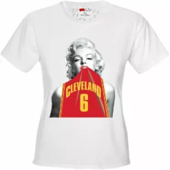 Bewild Sport Inspiration Marilyn Basketball Jersey #6 Girl's T-Shirt
