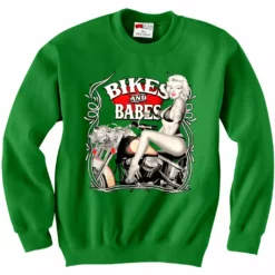 Bewild Biker Style Marilyn Monroe Bikes And Babes Crewneck Sweatshirt 12 Bewild Biker Style Marilyn Monroe Bikes And Babes Crewneck Sweatshirt