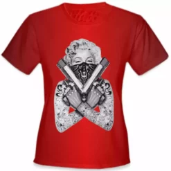 Bewild Marilyn Monroe "Gangster" Girls T-Shirt Cool Funny & Offensive 15 Bewild Marilyn Monroe