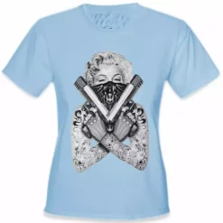 Bewild Marilyn Monroe "Gangster" Girls T-Shirt Cool Funny & Offensive 17 Bewild Marilyn Monroe