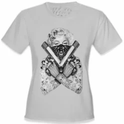 Bewild Marilyn Monroe "Gangster" Girls T-Shirt Cool Funny & Offensive 18 Bewild Marilyn Monroe
