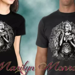 Bewild Cool Funny & Offensive Marilyn Monroe Hollywood Tattoo Girl's T-Shirt