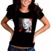 Bewild Cool Funny & Offensive Marilyn Monroe Lipstick Classic Celebrity Girl's T-Shirt