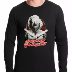 Bewild Marilyn Monroe "Original Gangster" Thermal Shirt Cool Funny & Offensive