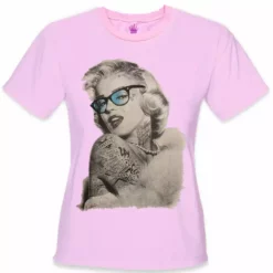 Bewild Marilyn Monroe Retro Tattoo Girl's T-Shirt 16 Bewild Marilyn Monroe Retro Tattoo Girl's T-Shirt