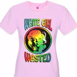 Bewild Marilyn Monroe - White Girl Wasted Girl's T-Shirt Cool Funny & Offensive