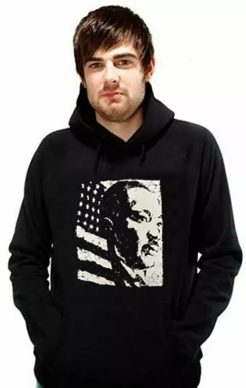 Bewild Martin Luther King Vintage Portrait Men's Hoodie Say It Loud 6 Bewild Martin Luther King Vintage Portrait Men's Hoodie Say It Loud