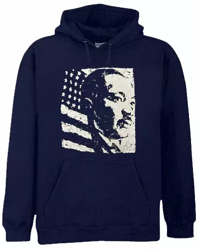 Bewild Martin Luther King Vintage Portrait Men's Hoodie Say It Loud 4 Bewild Martin Luther King Vintage Portrait Men's Hoodie Say It Loud