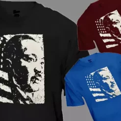 Bewild Martin Luther King Vintage Portrait Men's T-shirt Say It Loud