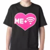 Bewild Cool Funny & Offensive Me + Wifi = <3 Kids T-shirt