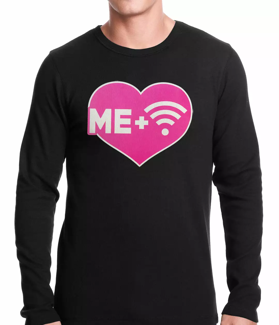 Bewild Me + Wifi = <3 Thermal Shirt Cool Funny & Offensive 4 Bewild Me + Wifi = <3 Thermal Shirt Cool Funny & Offensive