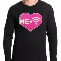 Bewild Me + Wifi = <3 Thermal Shirt Cool Funny & Offensive