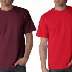 Bewild Blank & Comfy Men's Plain 100% Cotton T-Shirt