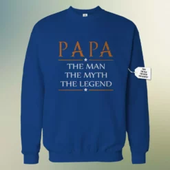 Bewild Positive Reinforcement Mens Papa - The Man, The Myth, The Legend Fathers Day Adult Crewneck 1748 17 Bewild Positive Reinforcement Mens Papa - The Man, The Myth, The Legend Fathers Day Adult Crewneck 1748