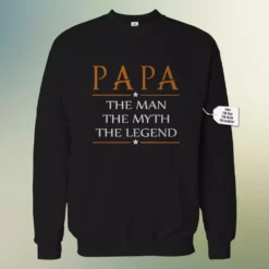 Bewild Positive Reinforcement Mens Papa - The Man, The Myth, The Legend Fathers Day Adult Crewneck 1748 11 Bewild Positive Reinforcement Mens Papa - The Man, The Myth, The Legend Fathers Day Adult Crewneck 1748
