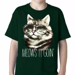 Bewild Meow's It Going Funny Cat Kids T-shirt