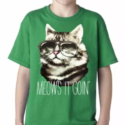 Bewild Meow's It Going Funny Cat Kids T-shirt