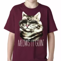 Bewild Meow's It Going Funny Cat Kids T-shirt