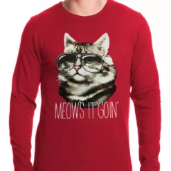 Bewild Meow's It Going Funny Cat Thermal Shirt