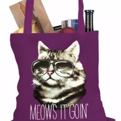 Bewild Meow's It Going Funny Cat Tote Bag
