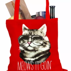 Bewild Meow's It Going Funny Cat Tote Bag