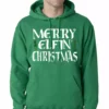 Bewild Merry Elfin' Christmas Funny Adult Hoodie Holiday Prints