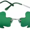 Bewild Metal Frame Wavy Shamrock Sunglasses