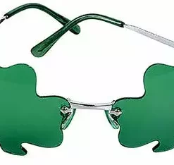 Bewild Metal Frame Wavy Shamrock Sunglasses