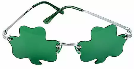 Bewild Metal Frame Wavy Shamrock Sunglasses 3 Bewild Metal Frame Wavy Shamrock Sunglasses