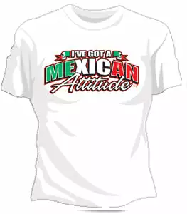 Bewild Nationality & Ethnic Mexican Attitude Girls T-Shirt 3 Bewild Nationality & Ethnic Mexican Attitude Girls T-Shirt