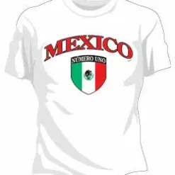 Bewild Mexico Numero Uno Girls T-Shirt Nationality & Ethnic