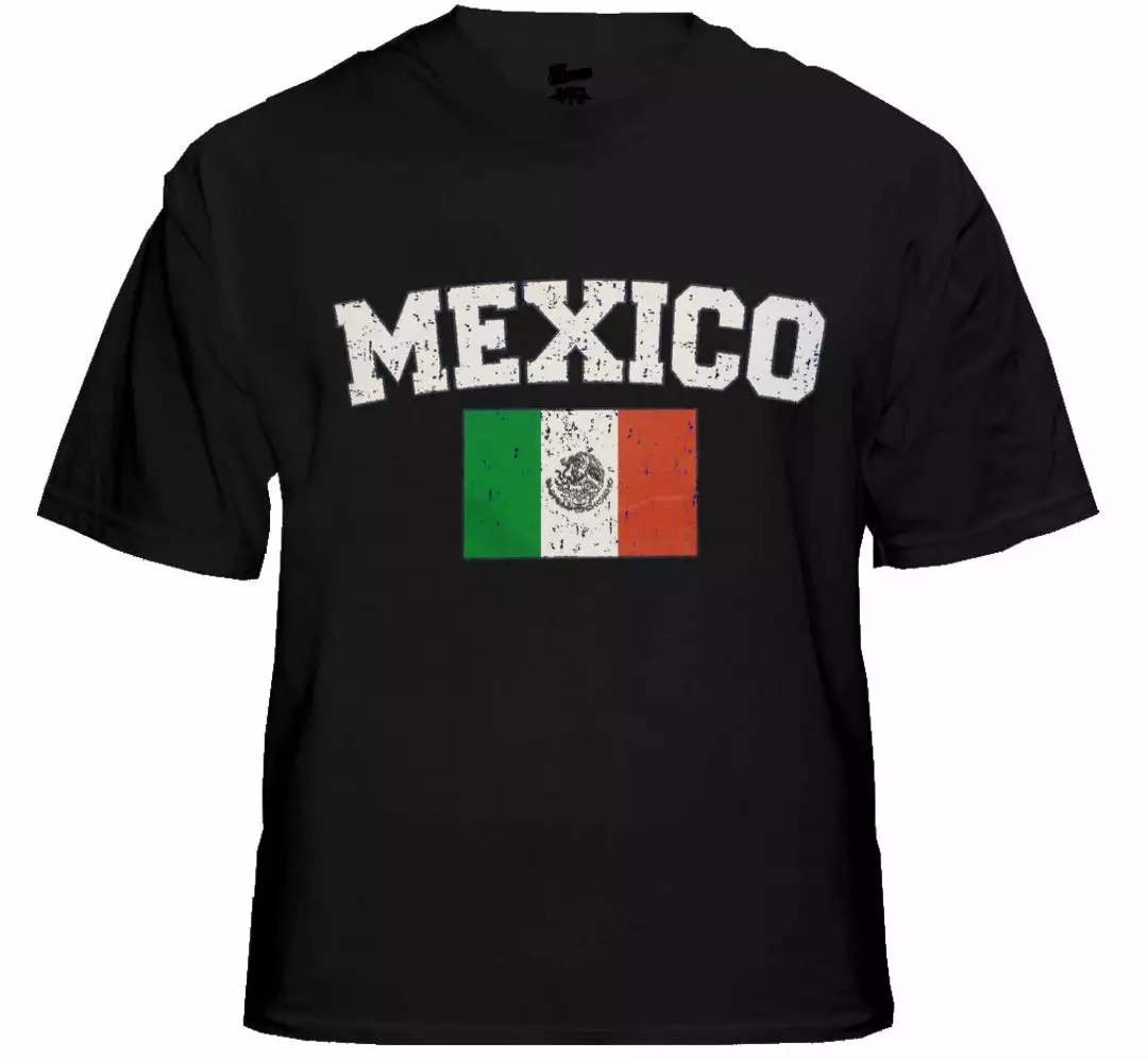Bewild Mexico Vintage Flag International Mens T-Shirt Nationality & Ethnic 6 Bewild Mexico Vintage Flag International Mens T-Shirt Nationality & Ethnic