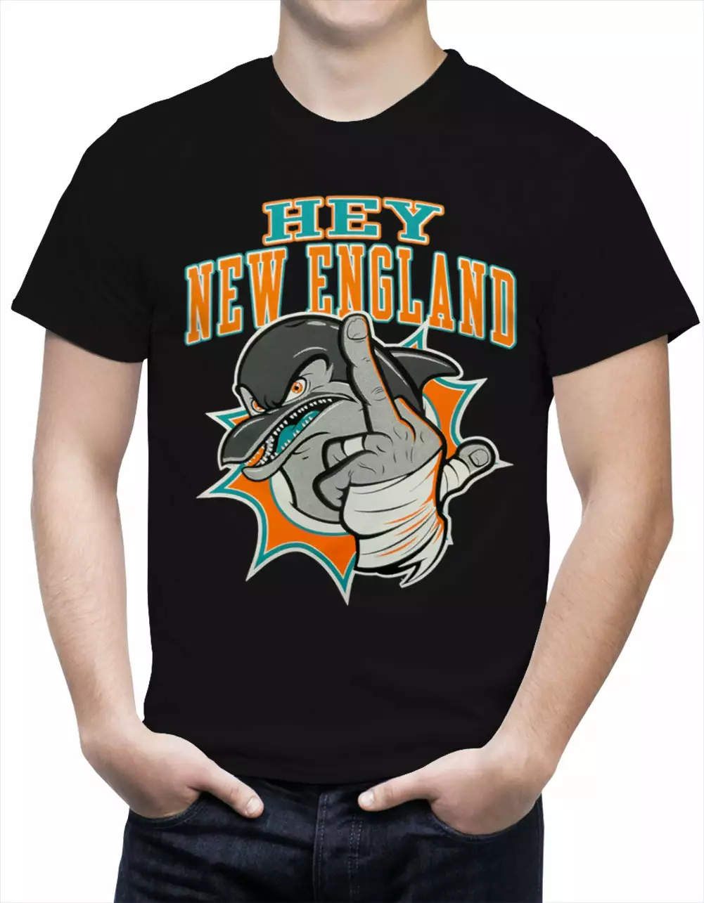 Bewild Miami Fan - Hey New England Mens T-shirt Sport Inspiration 3 Bewild Miami Fan - Hey New England Mens T-shirt Sport Inspiration